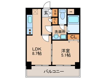 間取図 アーバネックス室町