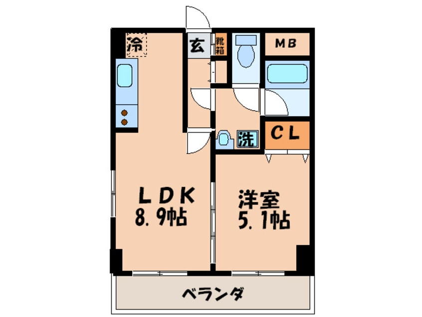 間取図 アーバネックス室町