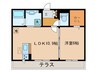 ラ　ルーチェ一里山 1LDKの間取り