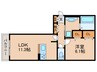 ラ　ルーチェ一里山 1LDKの間取り