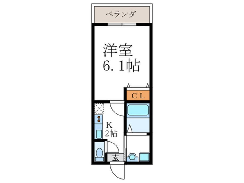 間取図 アムール賀茂川