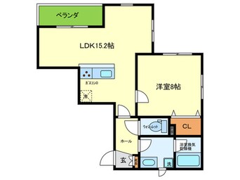 間取図 villa le Euphoria KITANO