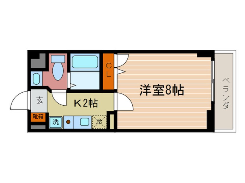 間取図 レイクパレスゼゼ