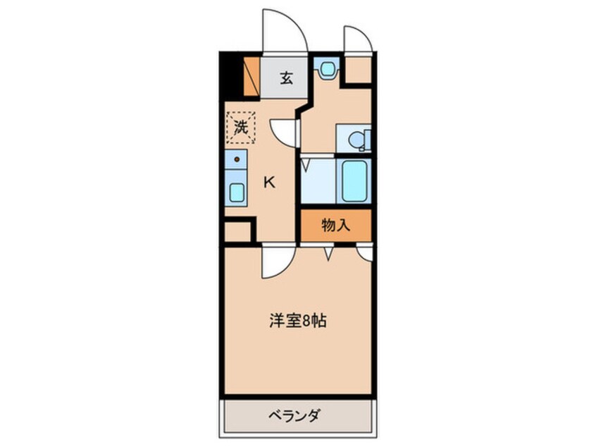 間取図 レイクパレスゼゼ