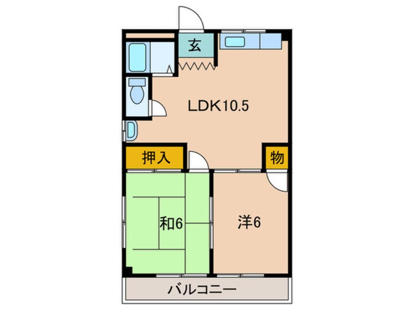 間取図 グリ－ンハイム