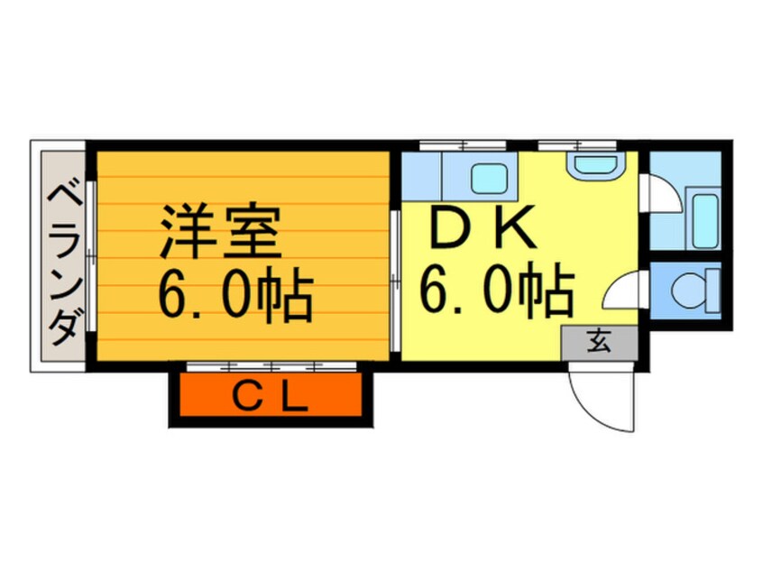 間取図 第一コ－ポ春日荘