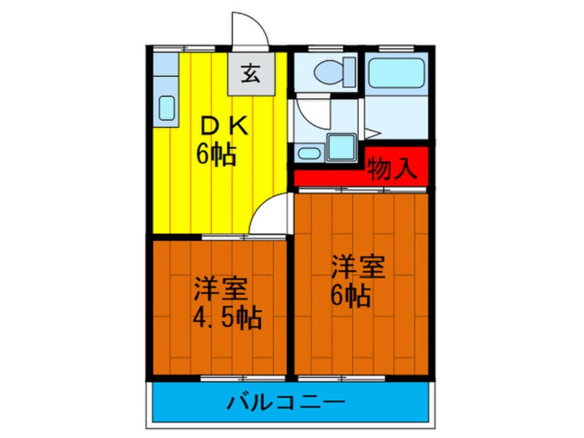 間取図 ファミリアⅠ