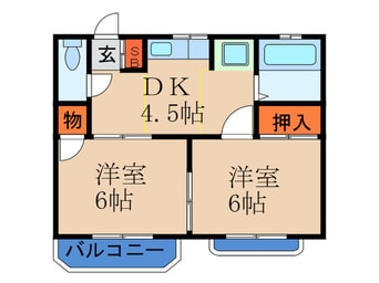 間取図 ミヤコハイツＡ・Ｄ棟