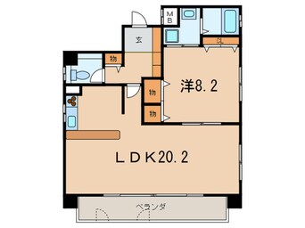 間取図 芦屋サニ－ガ－デン