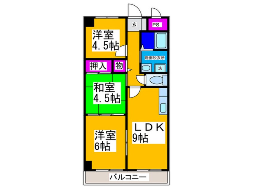 間取図 ヤマダマンション