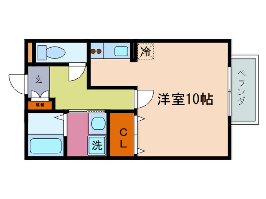 間取図 グリ－ンハイツ