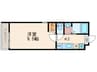 シュミート西洞院 1Kの間取り
