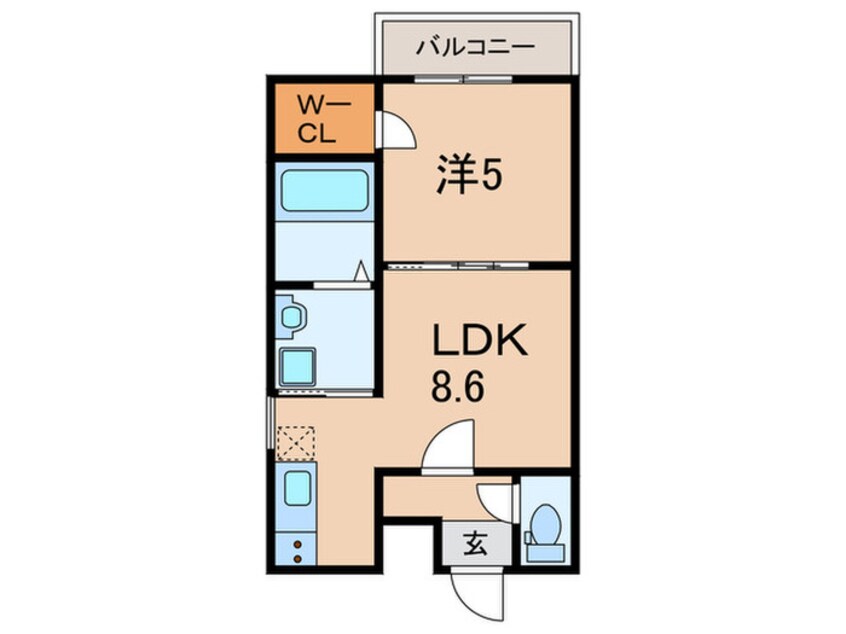 間取図 フジパレス立花駅南Ⅲ番館