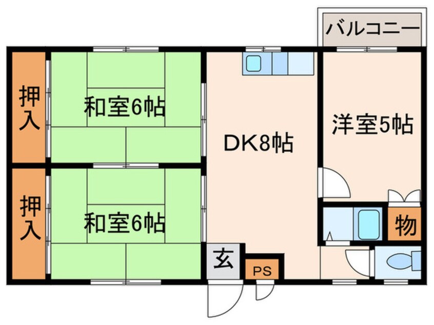 間取図 西町ロイヤルマンション