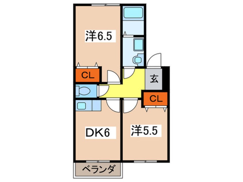間取図 紅葉ガ丘フォ－テックⅡ