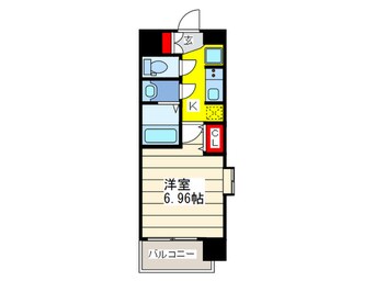 間取図 La　Douceur荒本