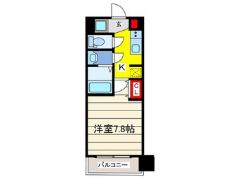 間取図 La　Douceur荒本