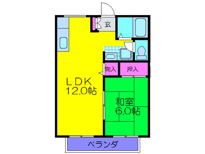 間取図 ＫＭＫハイツ