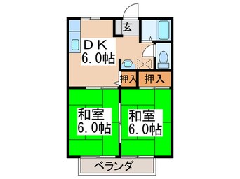 間取図 ＫＭＫハイツ