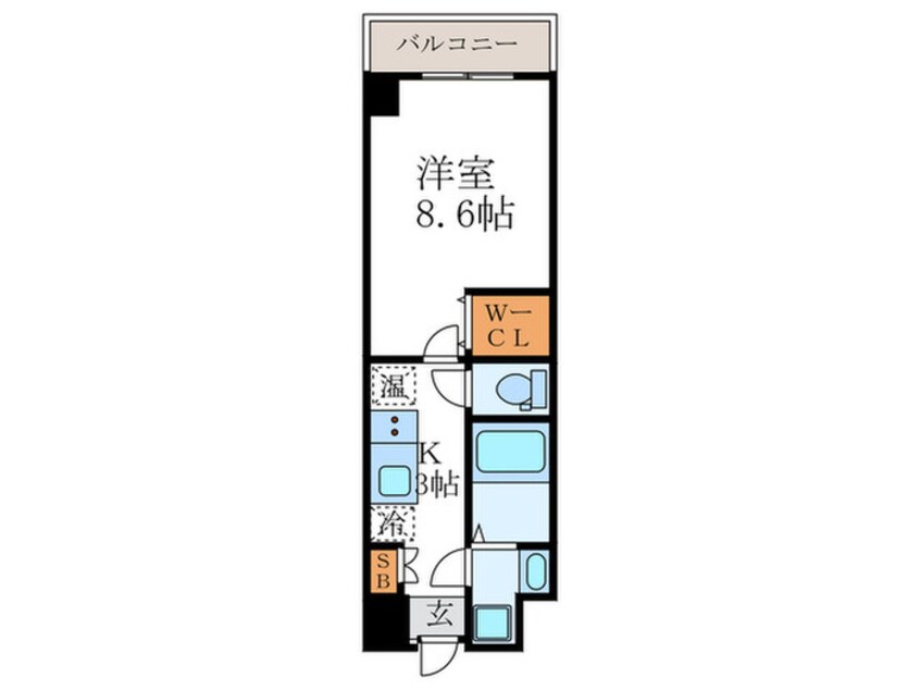 間取図 北野エスポワコリン
