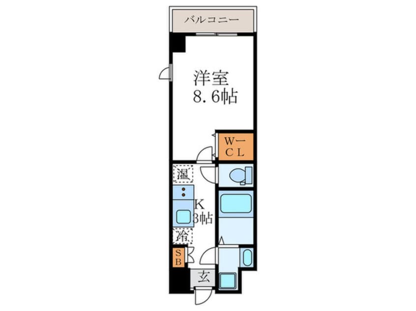 間取図 北野エスポワコリン