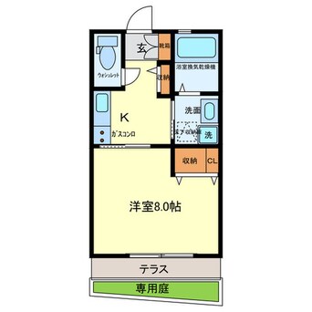 間取図 ｼｬﾄｰ岡南