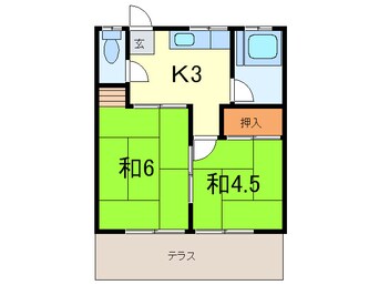 間取図 江川ハイツ