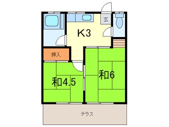 間取図 江川ハイツ