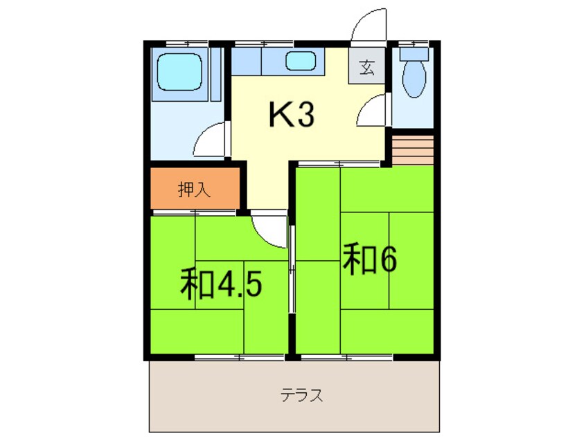 間取図 江川ハイツ