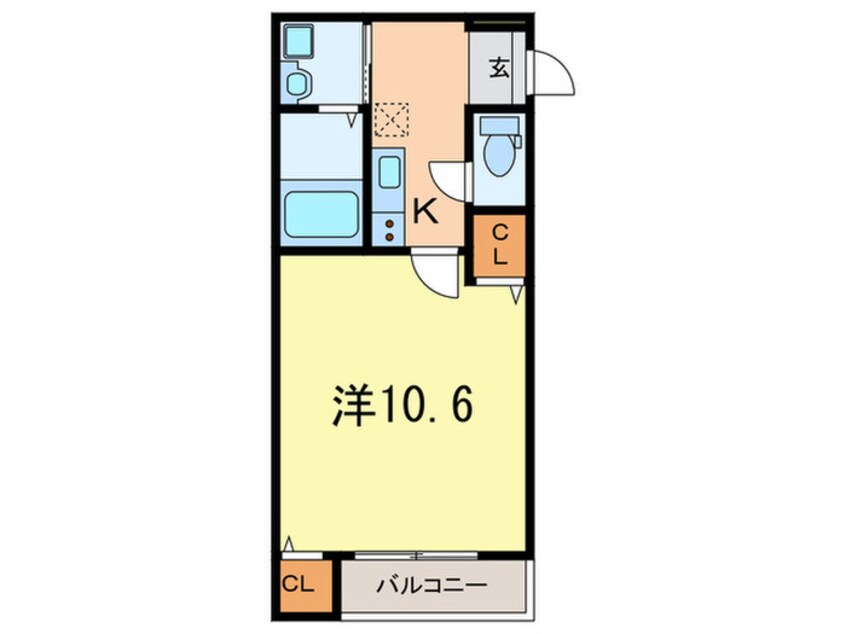 間取図 仮）フジパレス西宮能登Ⅱ番館