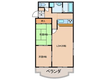 間取図 マンション二番館