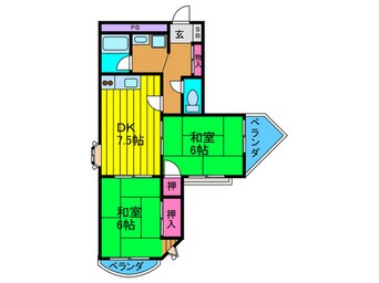 間取図 トライアングル