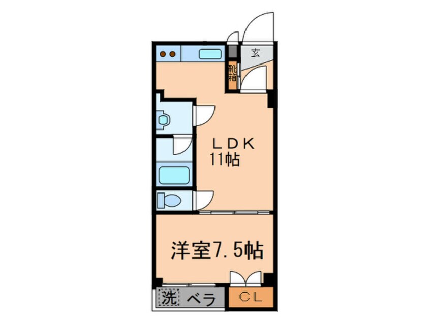 間取図 ハイツ松原