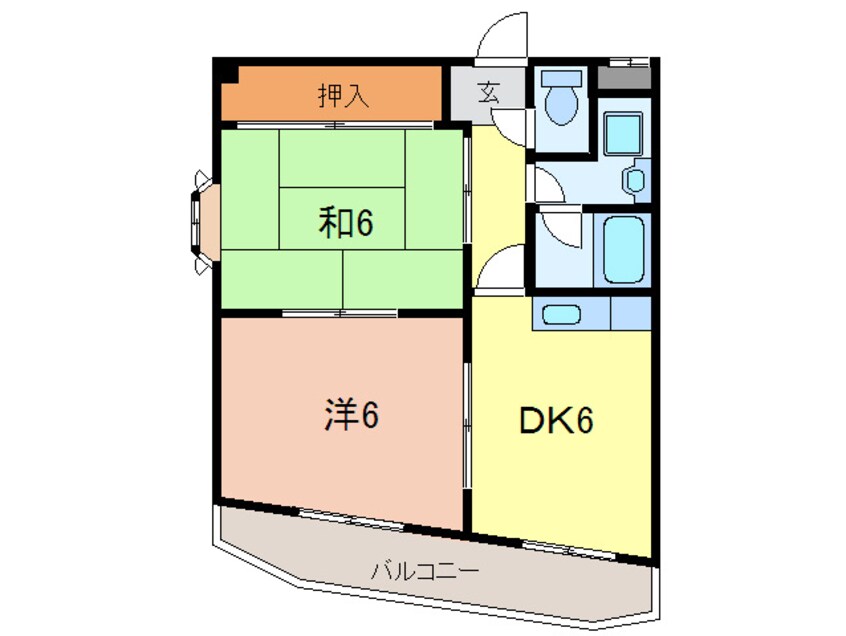 間取図 サンハイツ