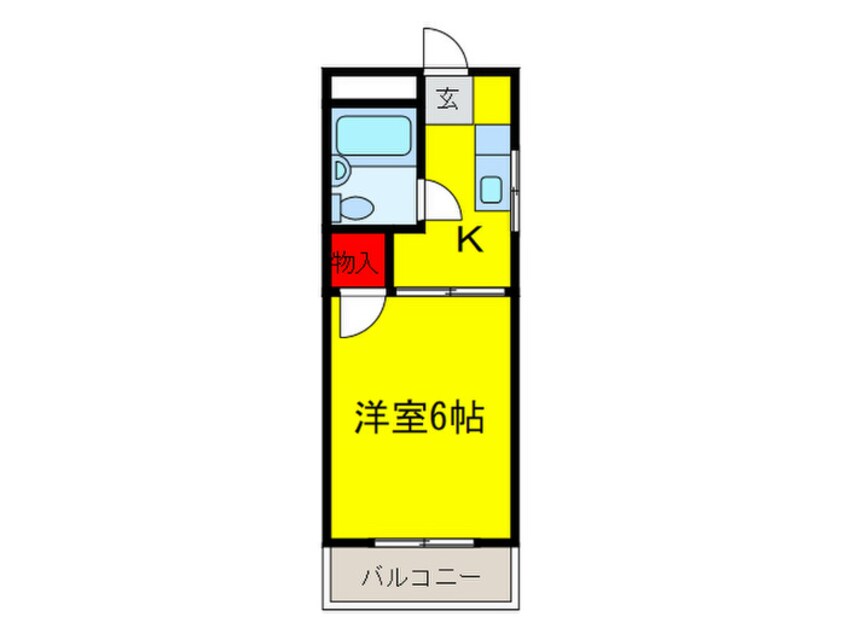 間取図 シャルマン加美東