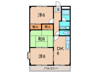 間取図 サンプラザ西野Ⅱ
