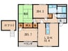 ルナ武庫之荘 3LDKの間取り