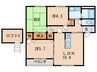 ルナ武庫之荘 3LDKの間取り