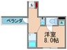 アルディア関大前 1Rの間取り