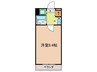 ビスタ岡町Ⅱ 1Kの間取り