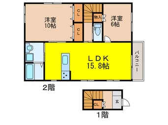 間取図 フローラ住吉