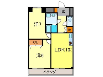 間取図 エレナ西宮北口