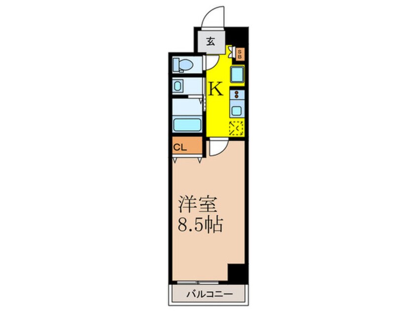 間取図 オアシスブリリアント