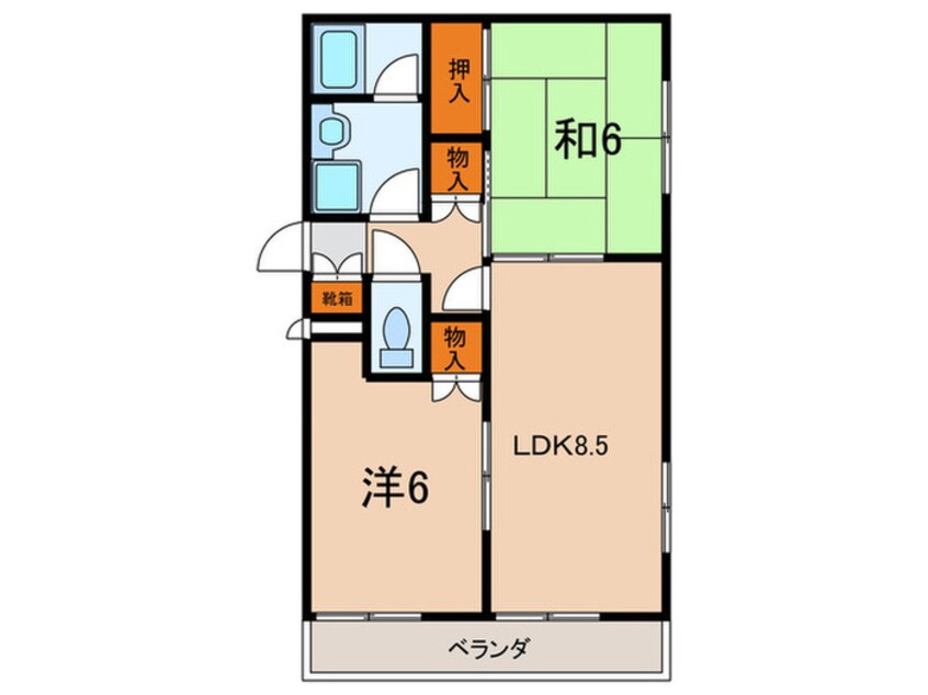 間取図 メゾンＹ｀Ｓ