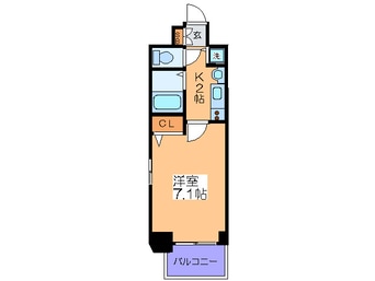 間取図 プレサンス梅田ＥＡＳＴ(401)
