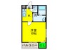 フジパレス出戸Ⅵ番館 1Kの間取り