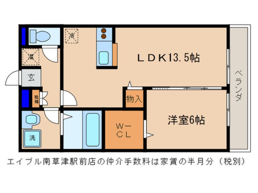 間取図 カーザ・フェリーチェ