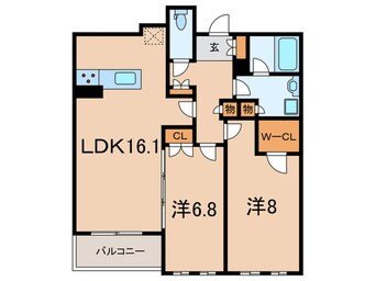 間取図 ミレーネ芦屋東山