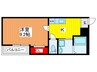 フジパレス門真本町Ⅴ番館 1Kの間取り