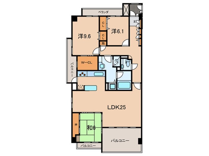間取り図 名次町ロジュマン